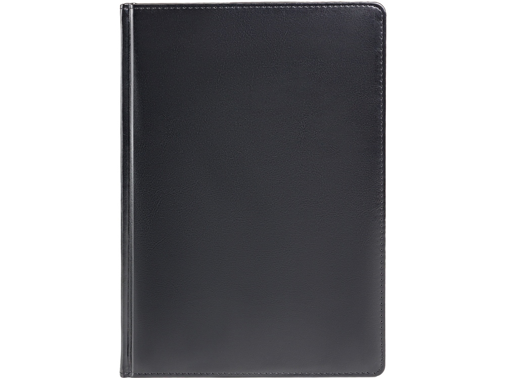 Ежедневник недатированный А4 Sidney Nebraska, черный (серебряный обрез)