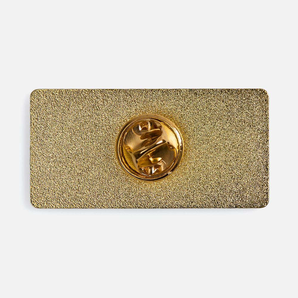 Значок Sanga Matto, золотистый глянцевый