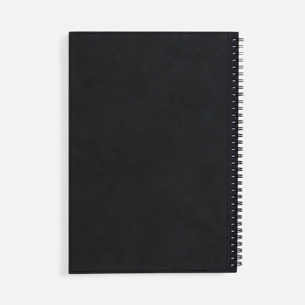 Ежедневник Notera Maxi, недатированный, черный