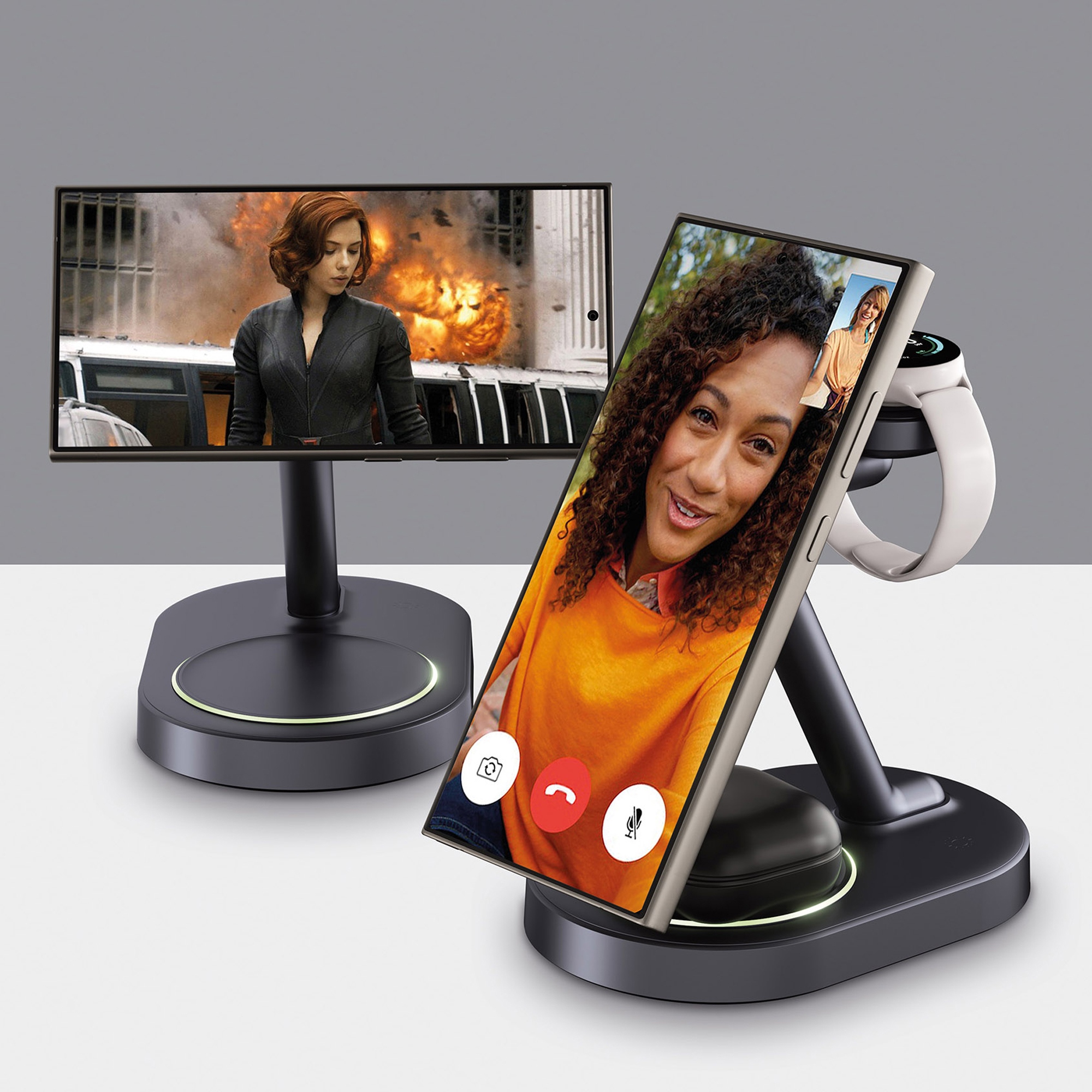 Беспроводная зарядная станция 3 в 1 MagSafe QI2 NEO Galaxy