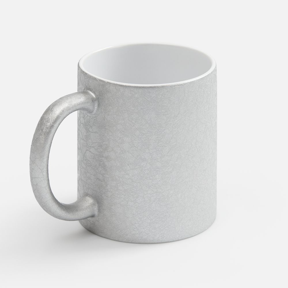 Кружка для сублимационной печати Sagredo, серебристая