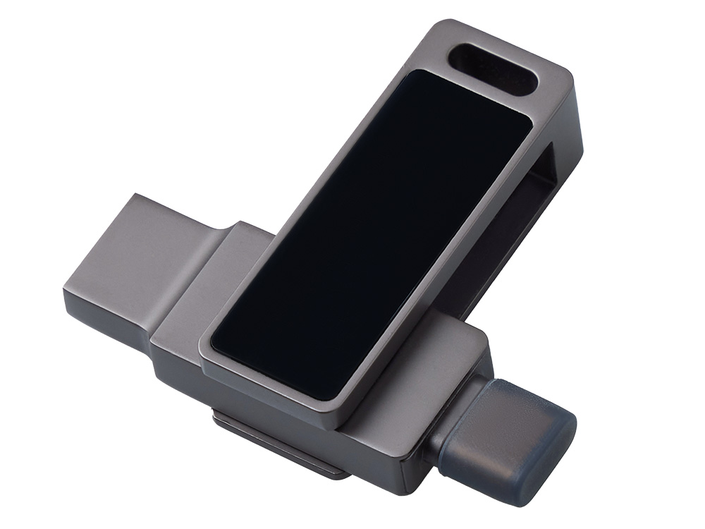 USB3.0/ Type-C флешка 2в1 на 32 ГБ Спинлайт с подсветкой