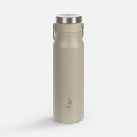Термобутылка Tateyama, серо-бежевая