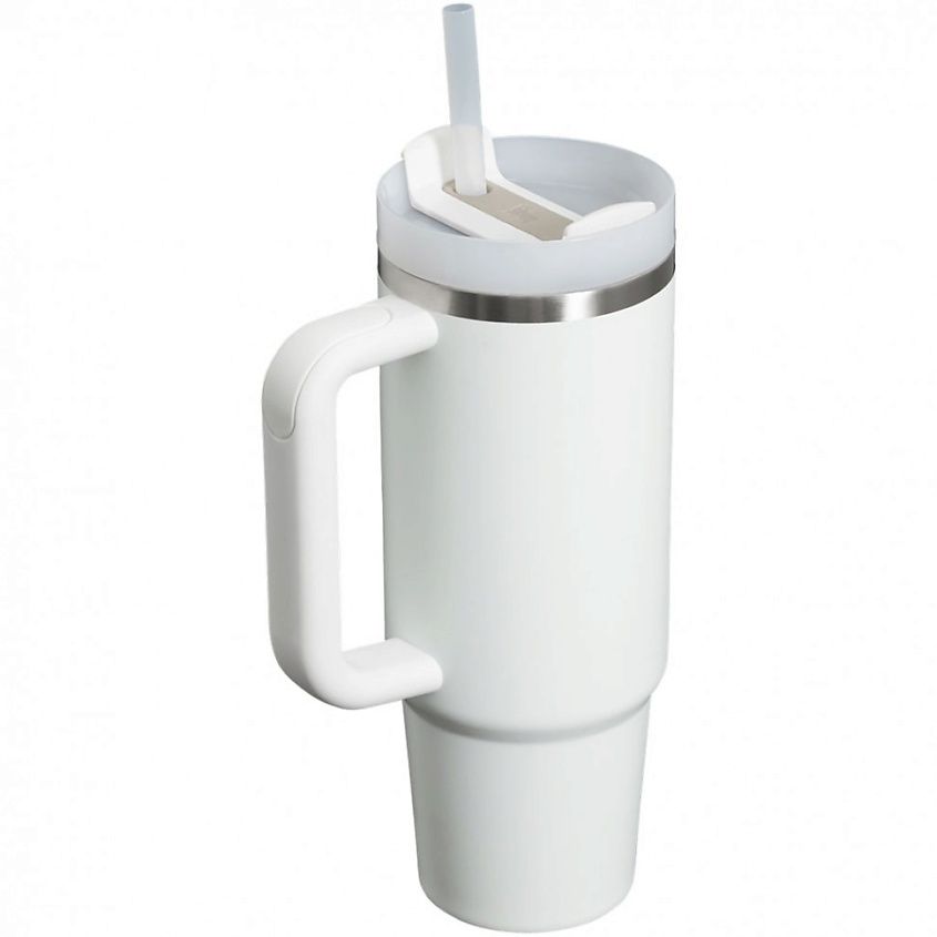 Термокружка Quencher H2.0 1180 с трубочкой, белая