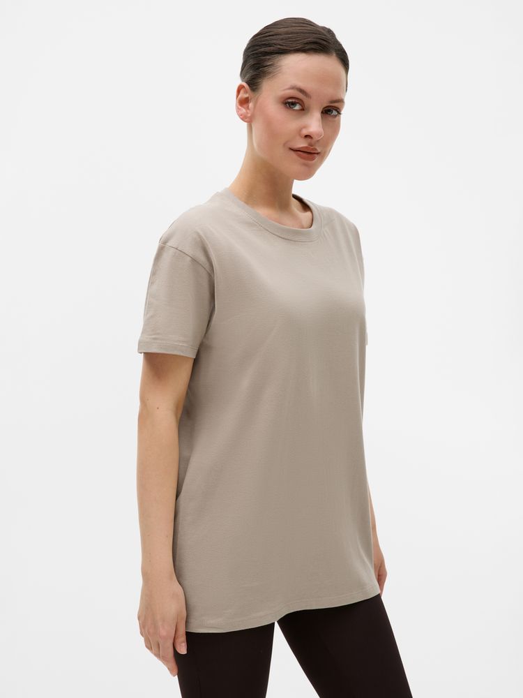 Футболка унисекс Regent 150, серо-бежевая