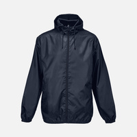 Ветровка унисекс Shield, темно-синяя, размер XXL