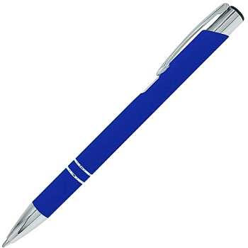 Ручка шариковая Legend Soft Touch, синяя 286