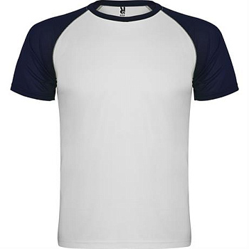 Спортивная футболка INDIANAPOLIS мужская, БЕЛЫЙ/МОРСКОЙ СИНИЙ XL