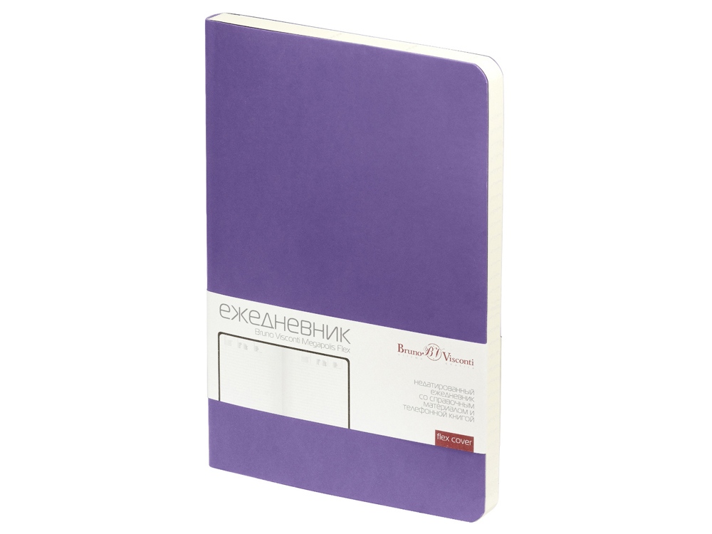 Ежедневник недатированный А5 Megapolis Velvet Flex