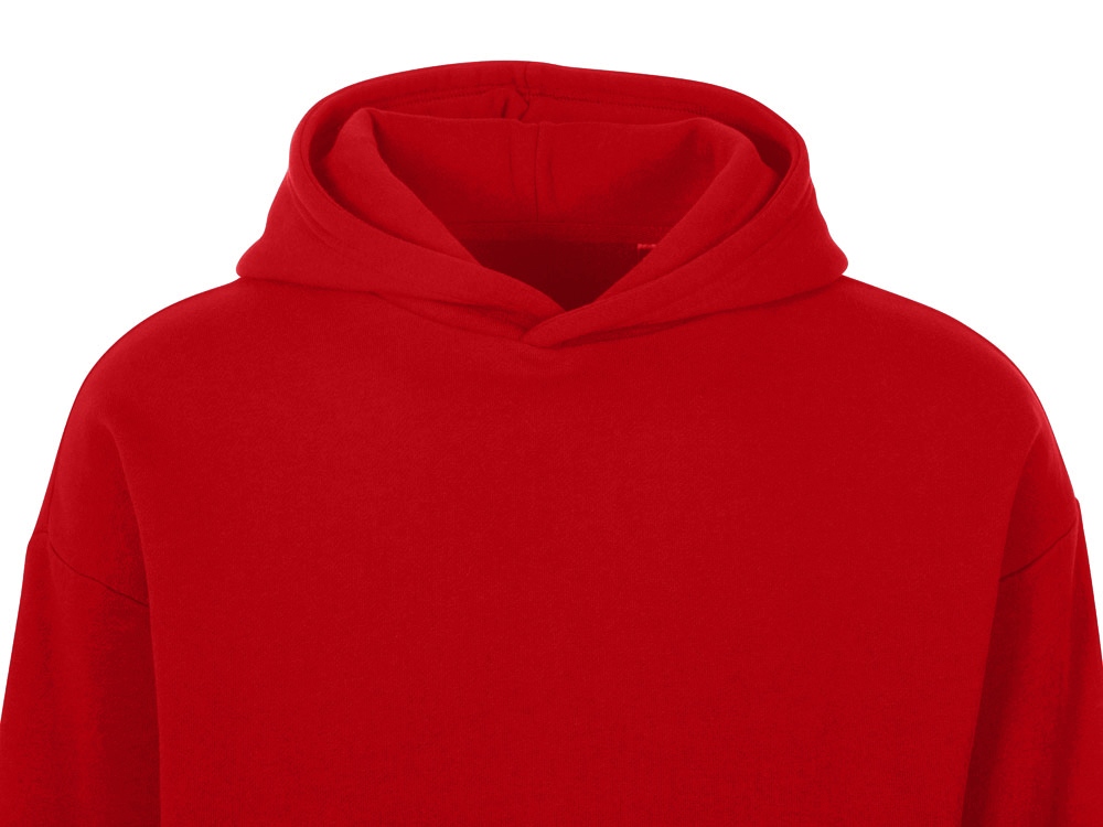 Толстовка с капюшоном оверсайз Berlin унисекс, красный