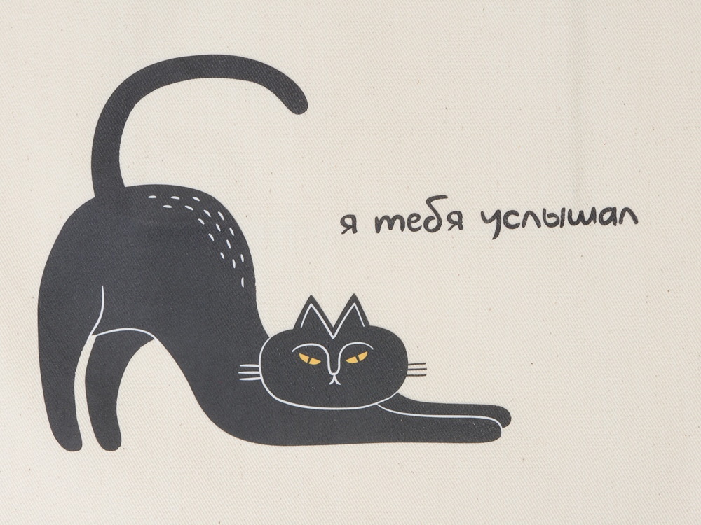 Сумка Levy хлопковая с термотрансфером