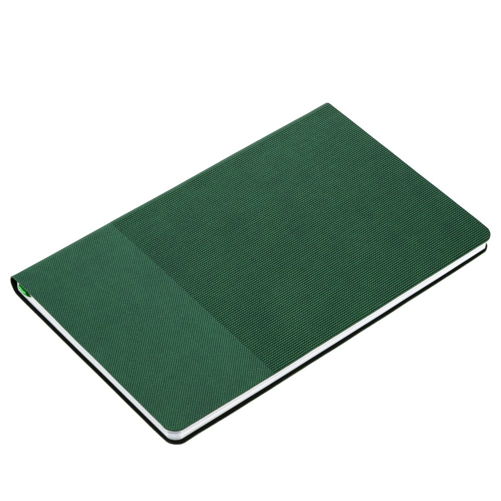 Ежедневник Knit, недатированный, зеленый