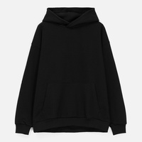 Худи унисекс оверсайз Daylero, черное, размер 3XL/4XL