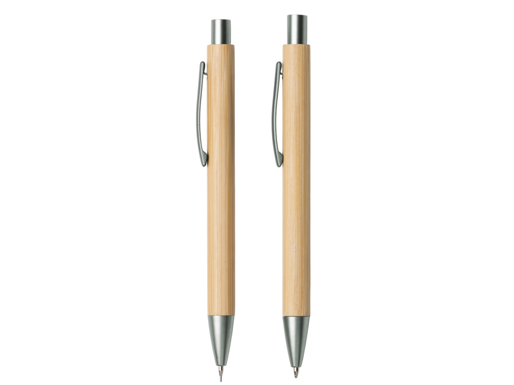Подарочный набор Tender bamboo с шариковой ручкой и механическим карандашом из бамбука