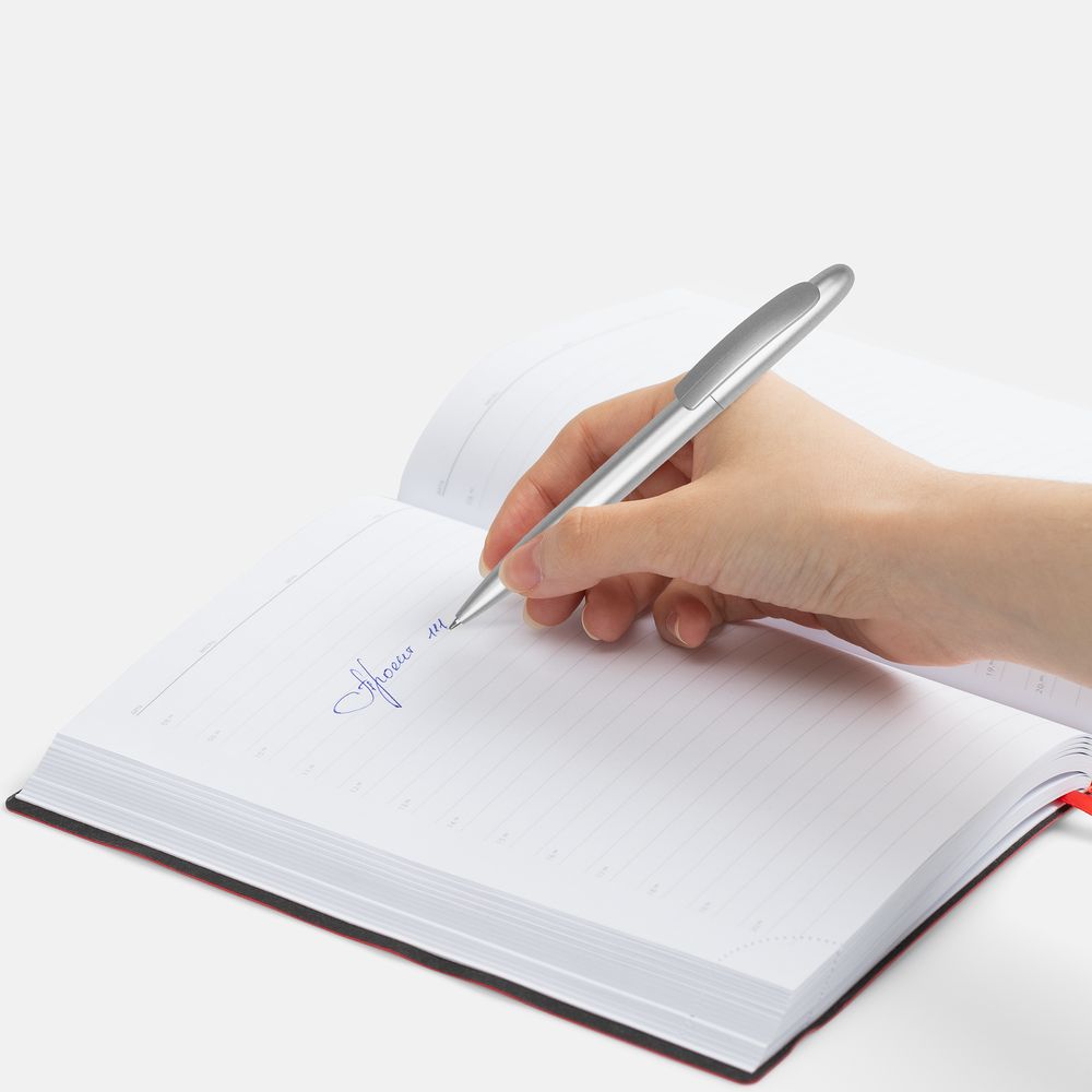 Ручка шариковая Moor Silver, ver.2, серебристый металлик