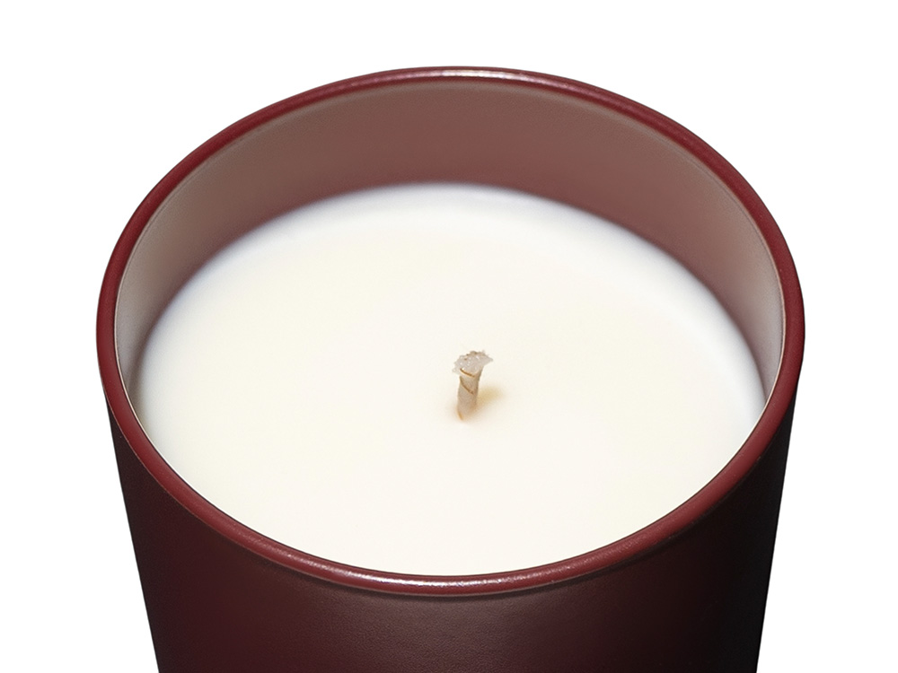 Ароматическая свеча в бордовом стакане Sunset, коллекция Exclusive, 250 мл (без лого LM)