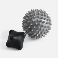 Набор массажных мячей для MФР Relaxify, черный с серым