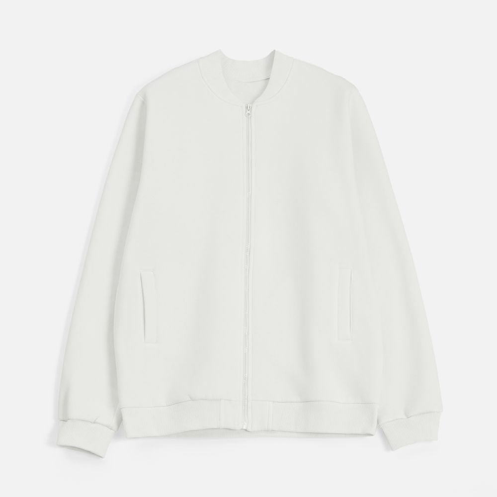 Бомбер унисекс Estado, молочно-белый