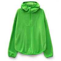 Анорак флисовый унисекс Fliska, зеленое яблоко, размер XL/XXL