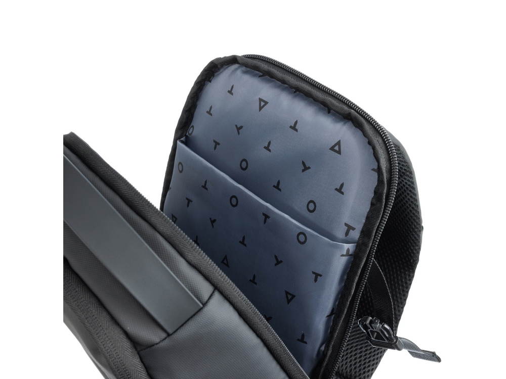 Рюкзак на одно плечо TORBER Xtreme, зелёный/чёрный, 20 х 8 х 31 см, 5л