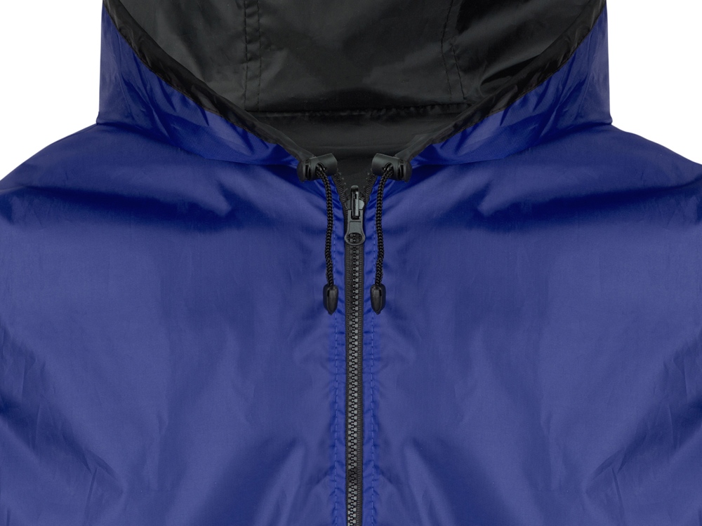 Дождевик Bi-color унисекс, синий классический/черный