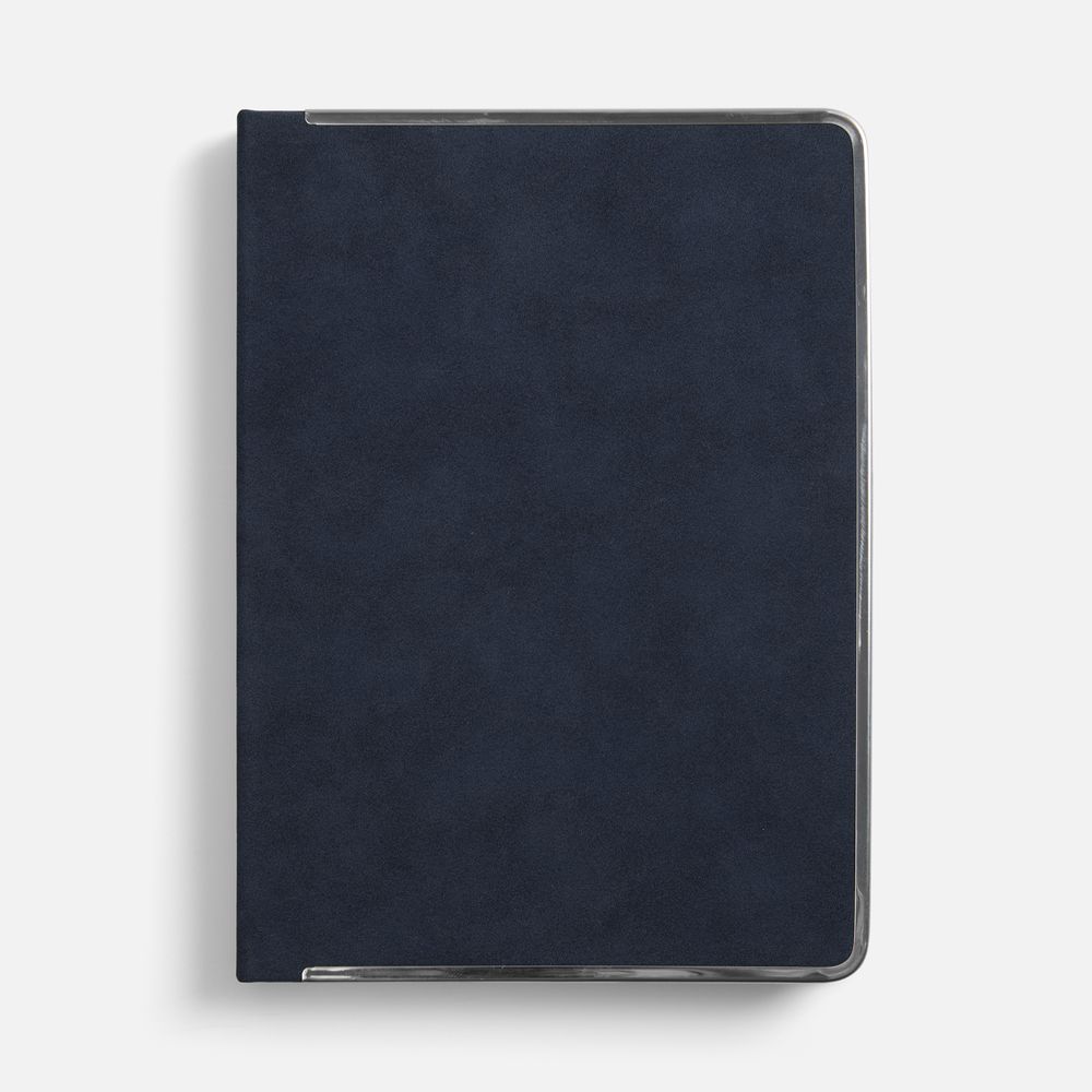 Ежедневник Metal Frame на заказ, датированный, синий