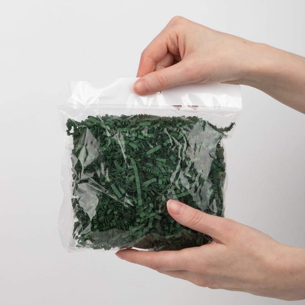 Бумажный наполнитель Chip, темно-зеленый