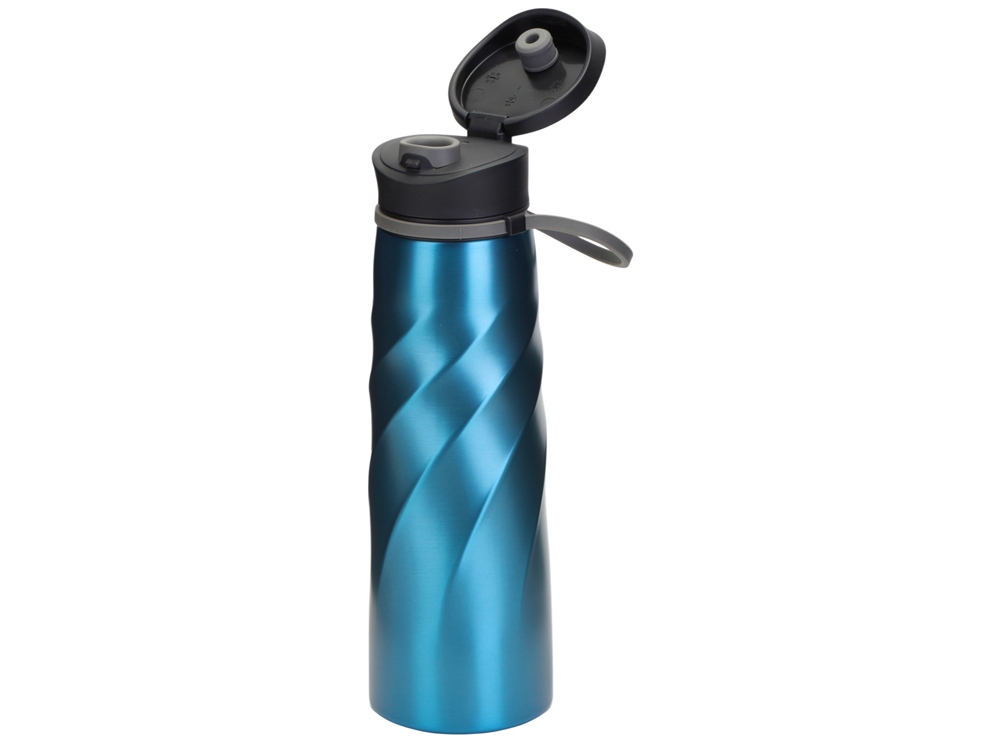 Бутылка для воды Athletica, 1000 мл, нержавеющая сталь, синий