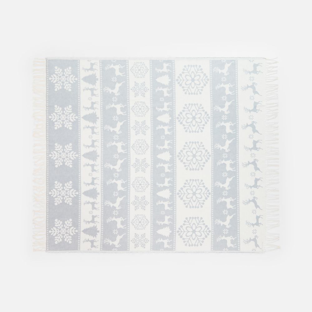 Плед «Скандинавия», серый