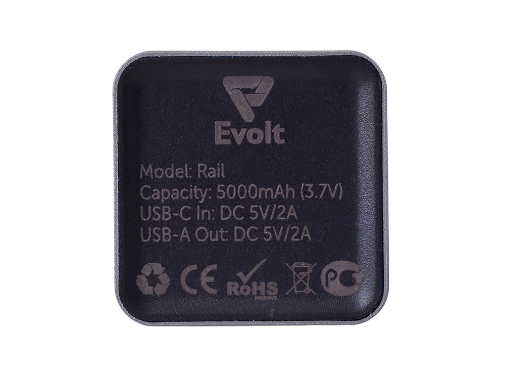 Внешний аккумулятор «Rail» c дисплеем, 5000 mAh