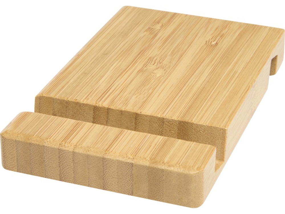 Подставка для телефона и планшета бамбуковая Bubup