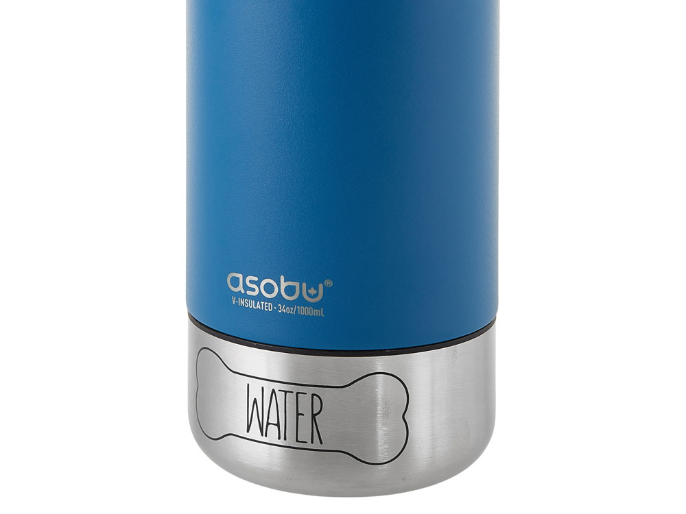 Вакуумный термос Buddy 3-в-1 для питомцев, 1000 мл, с гравировкой