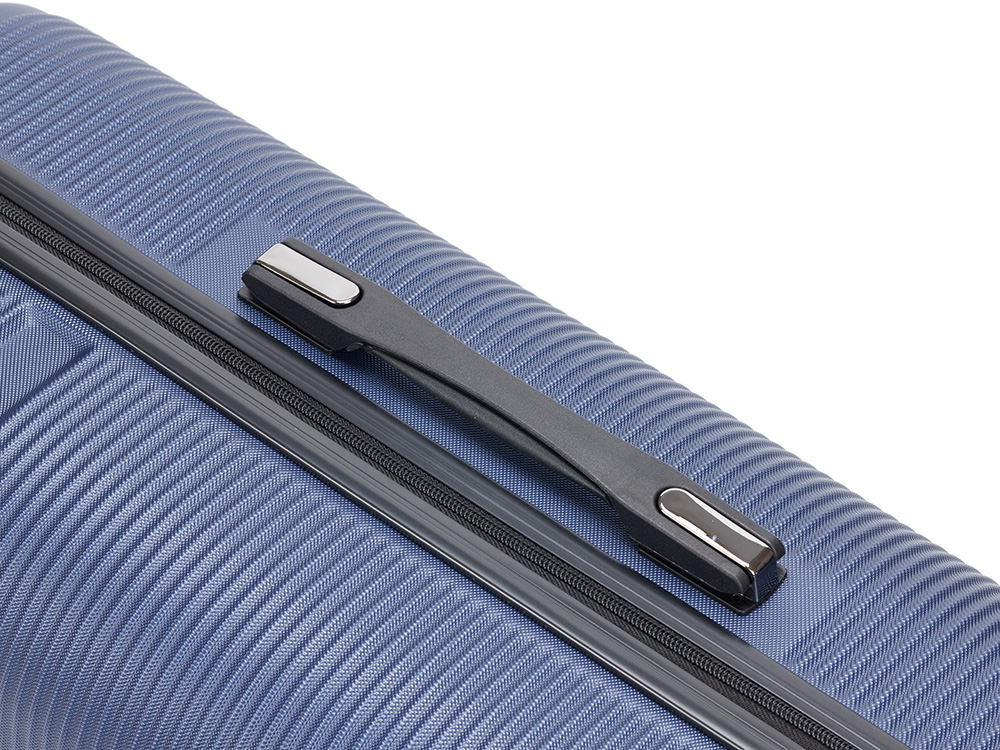 Чемодан TORBER Onego, синий, ABS-пластик, 69,5 х 46 х 26 см, 69 л