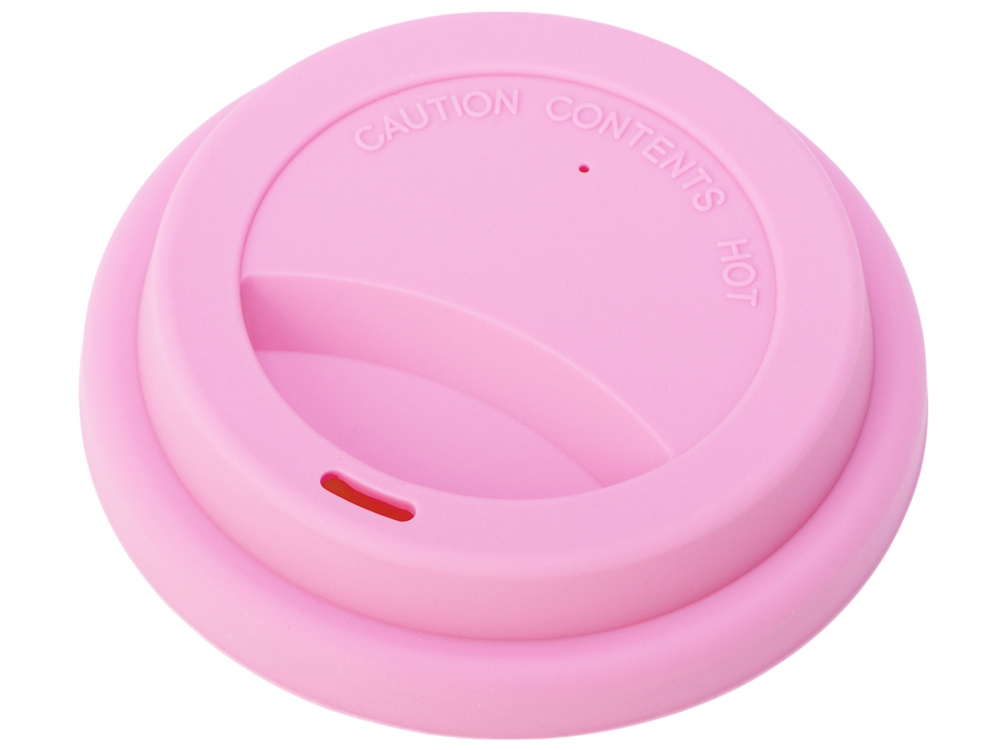 Стакан с силиконовой крышкой Cafe, dust pink