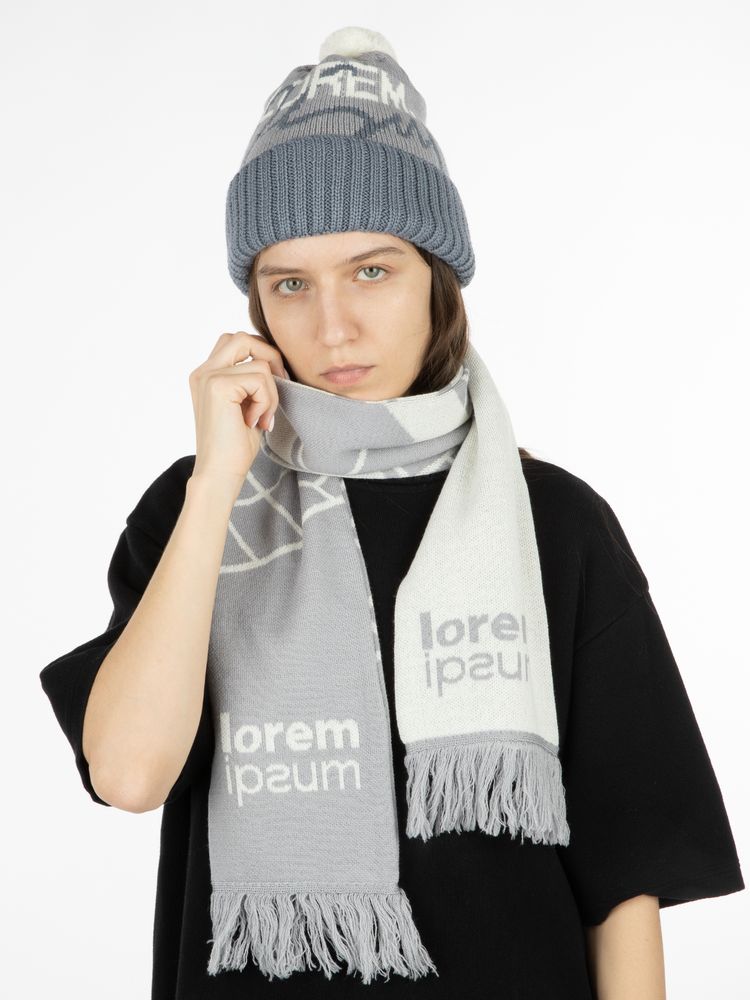 Шарф на заказ Tricksy Classic Fint, L, полушерсть