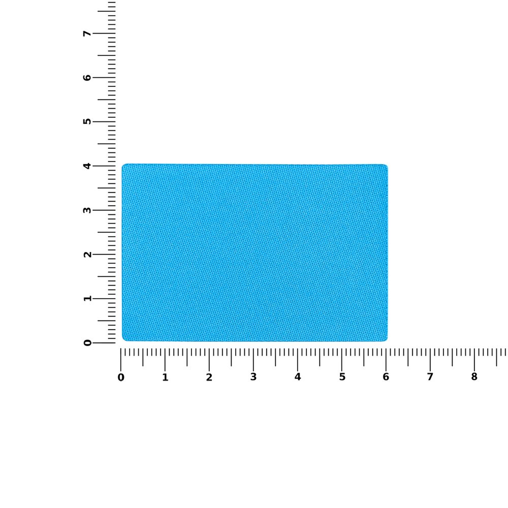 Наклейка тканевая Lunga, L, голубая