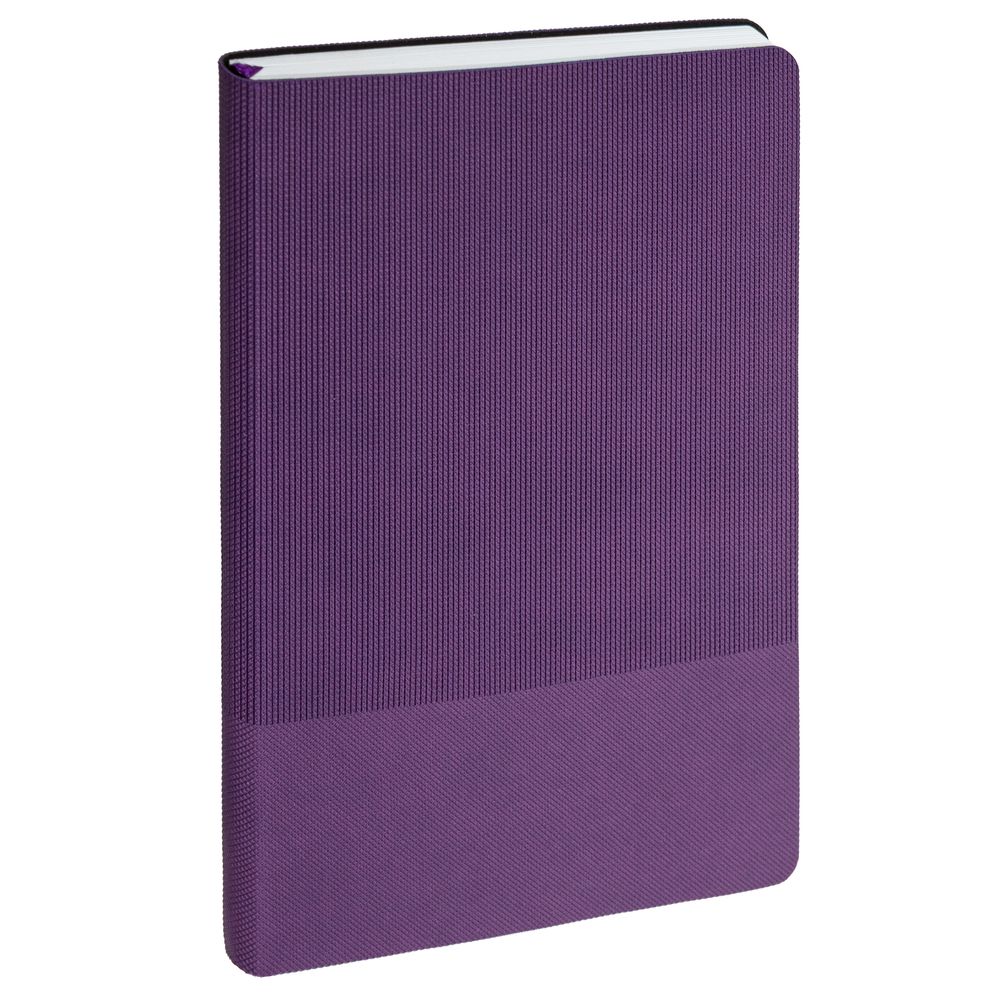 Ежедневник Knit, недатированный, фиолетовый