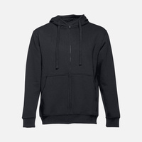 Толстовка мужская на молнии с капюшоном Amsterdam, черная, размер XXL