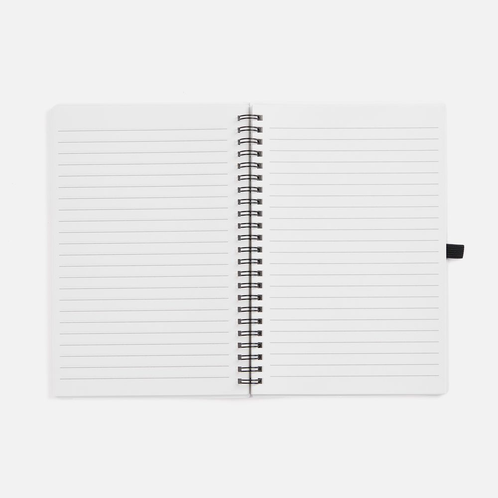 Блокнот на пружине Stone Line, белый