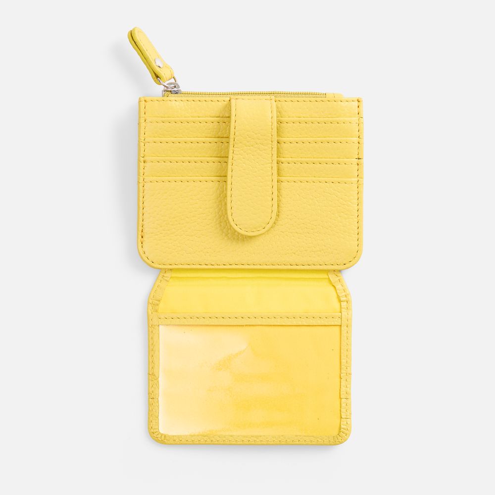 Картхолдер на молнии Unison, желтый