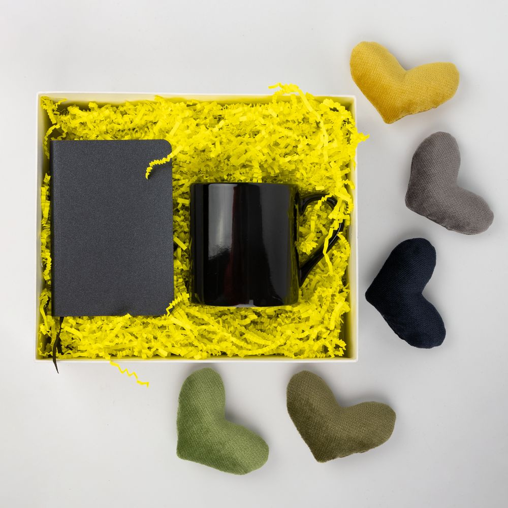 Бумажный наполнитель Chip, желтый неон