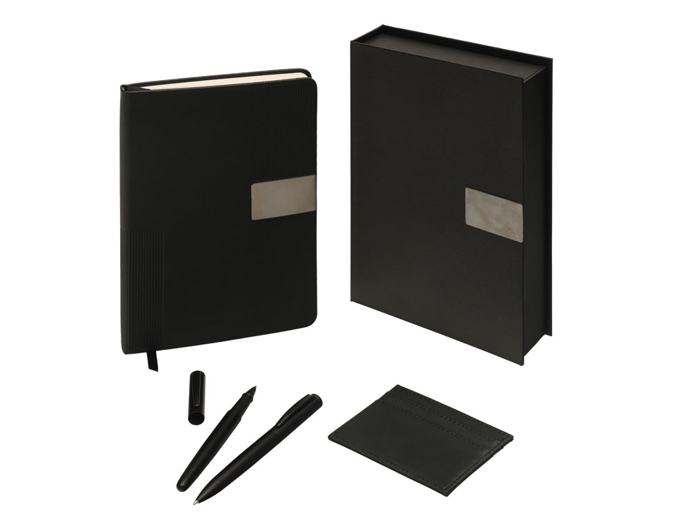 Подарочный набор Goethe с блокнотом А5, 2-мя ручками и картхолдером