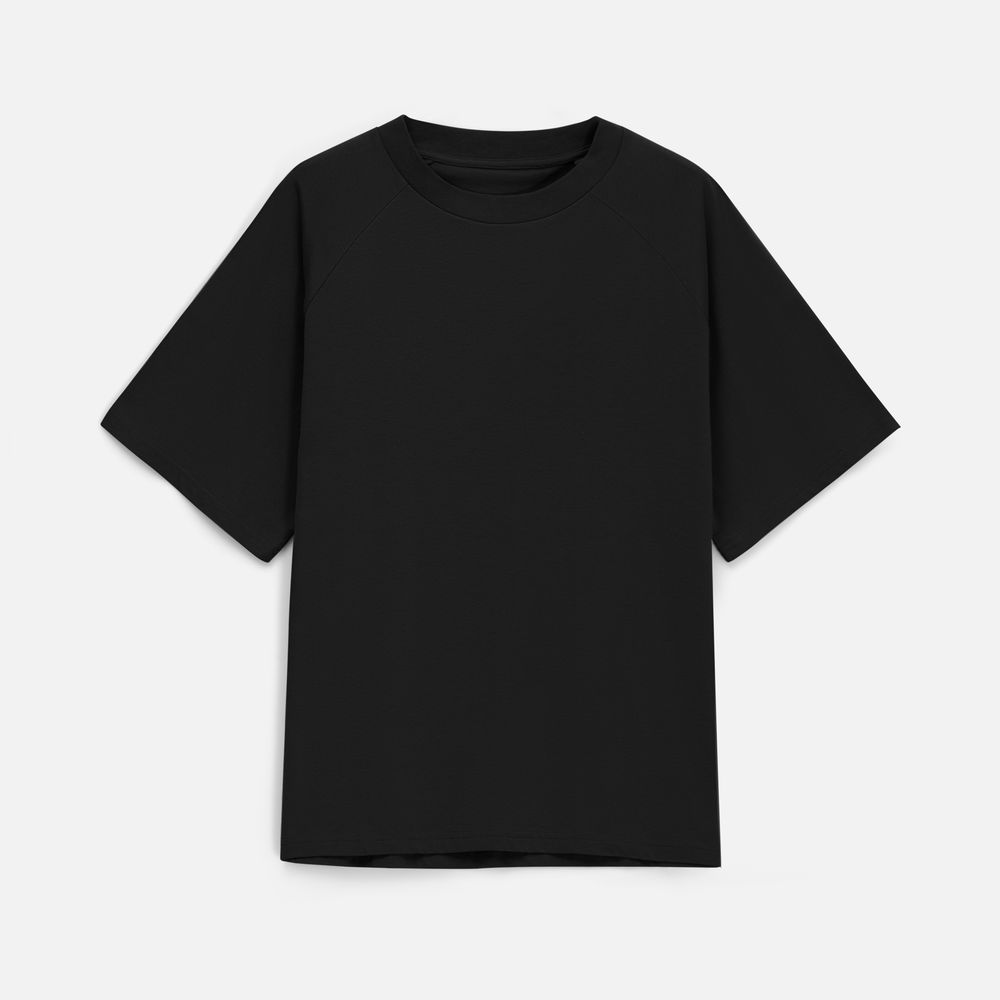 Футболка унисекс оверсайз T2, черная