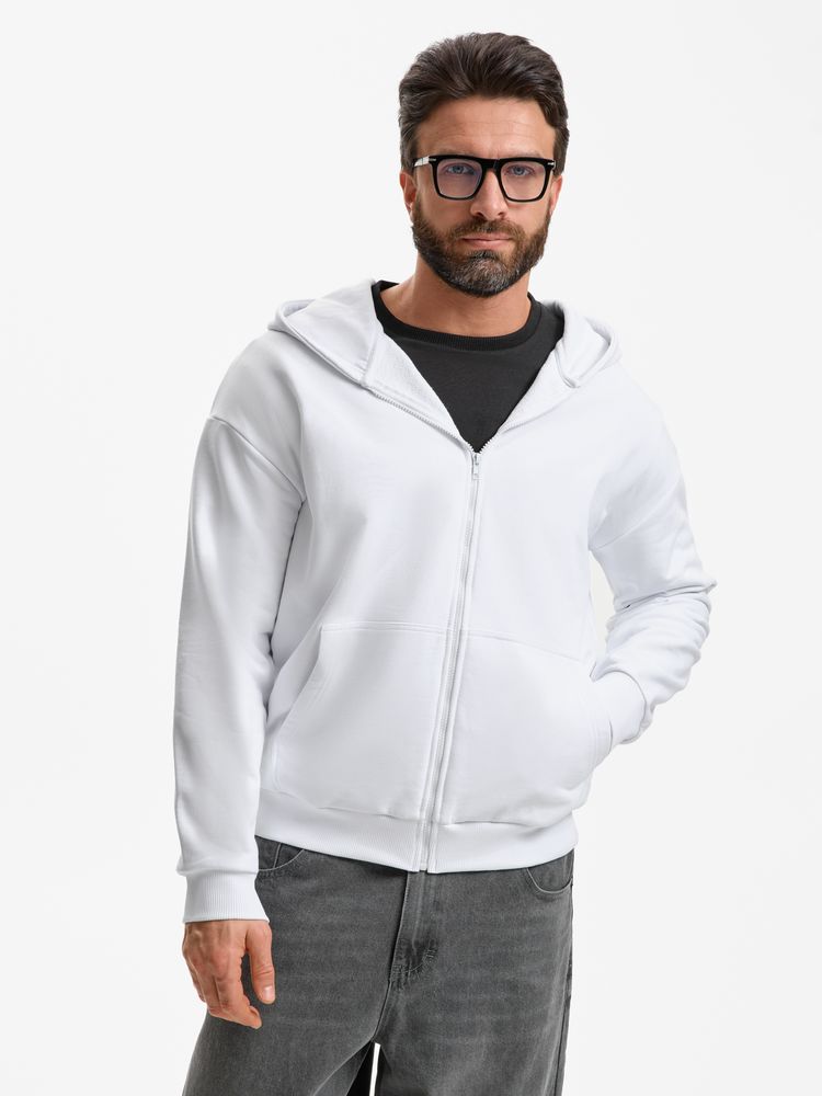 Толстовка унисекс оверсайз Sartoro, белая