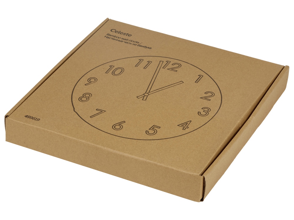 Настенные часы из бамбука Celeste