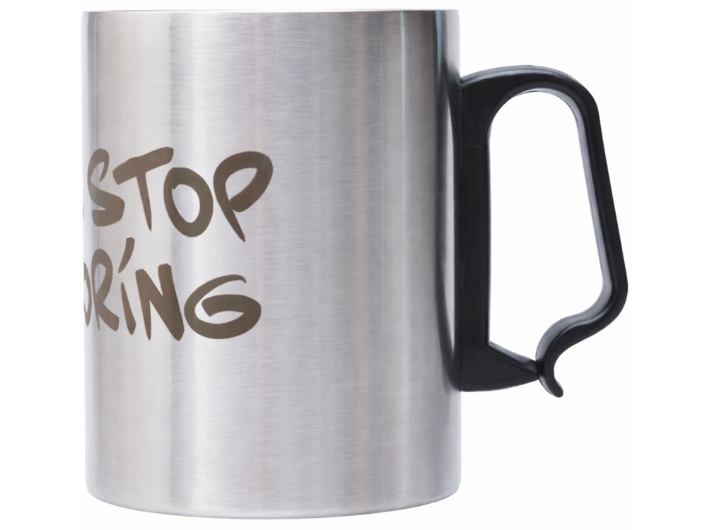 Стальная кружка с двойными стенками Climber Max, 450 мл с гравировкой