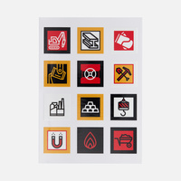 Стикерпак UV-DTF Industry, металлургия