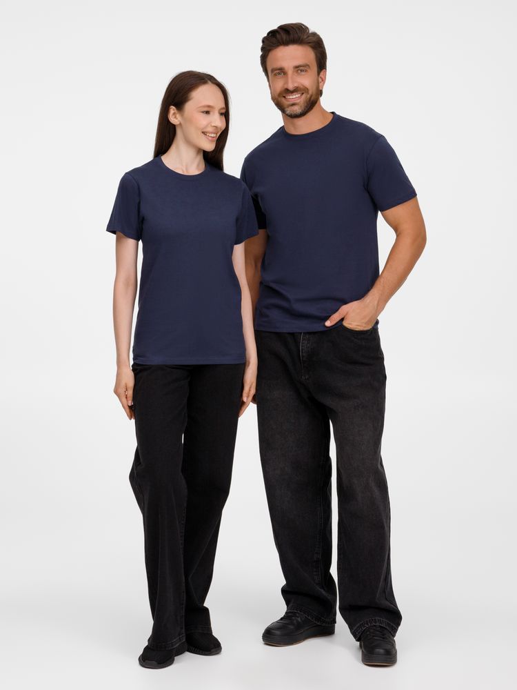 Футболка унисекс T-Bolka 180, темно-синяя