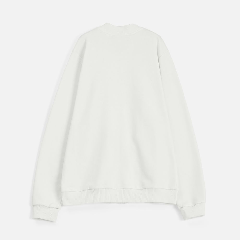 Бомбер унисекс Townie, молочно-белый