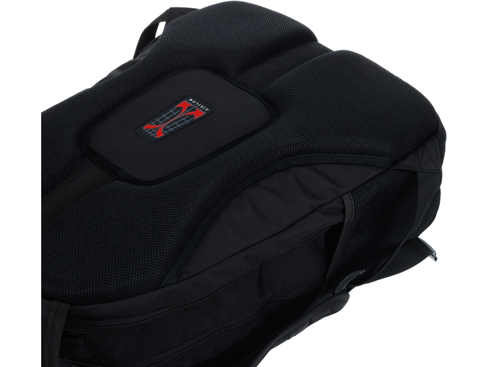 Рюкзак TORBER XPLOR с отделением для ноутбука 15, чёрный, полиэстер 600D, 35x20x47 см, 33л